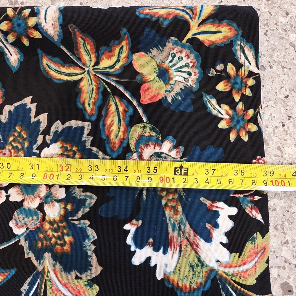 INC Black & Yellow Floral Sheath Dress Floral Print Large.A32 - Picture 5 of 11